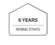 6 YEARS | RISING STARS
